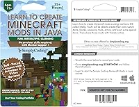 Vista 2 de Coding for Kids: Learn to Code Minecraft Mods in Java - Video Game Design Coding - Computer Programming Courses, Ages 11-18, (PC, Mac Compatible)