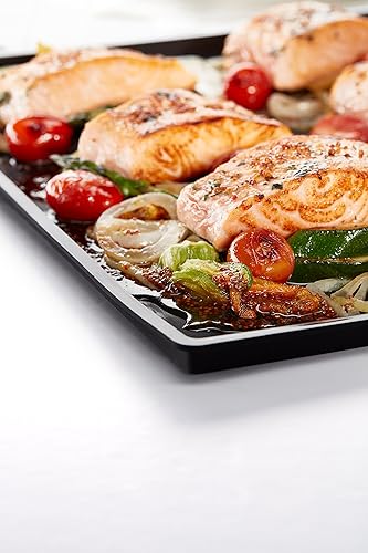 Miniatura 8 de Lekue Bandeja para hornear antiderrames de 12 x 16 pulgadas, color negro