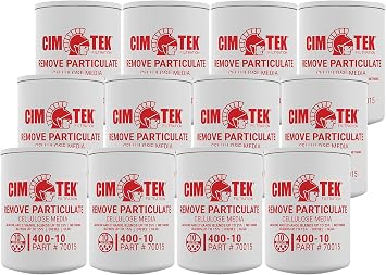 Cim-Tek 70015-12 400-10 Spin-On Filter for Particulate 12-Pack