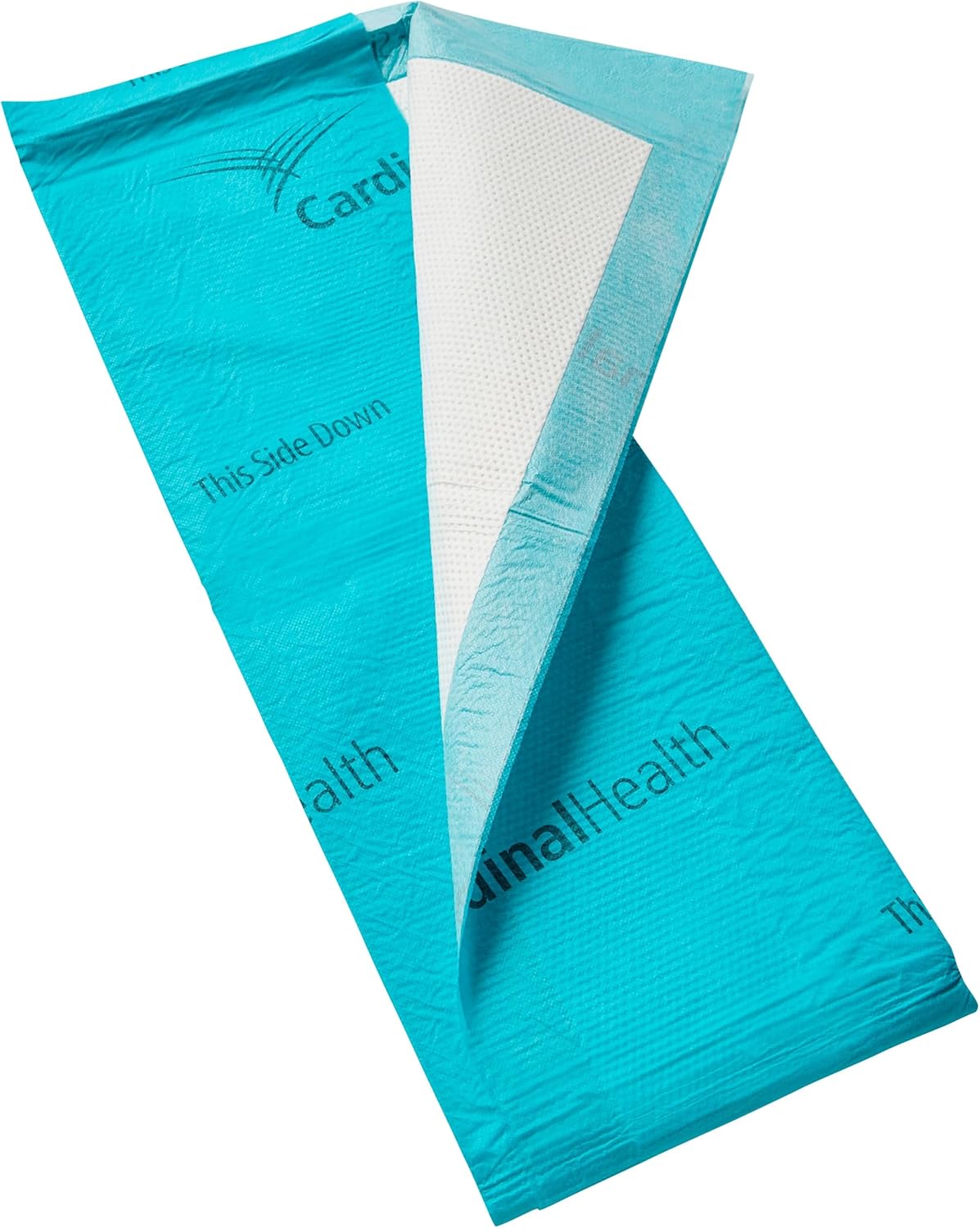 Cardinal Health™ Premium Underpad, Wings™ Maximum Absorbency, Teal, 31 x 36IN, Case of 40