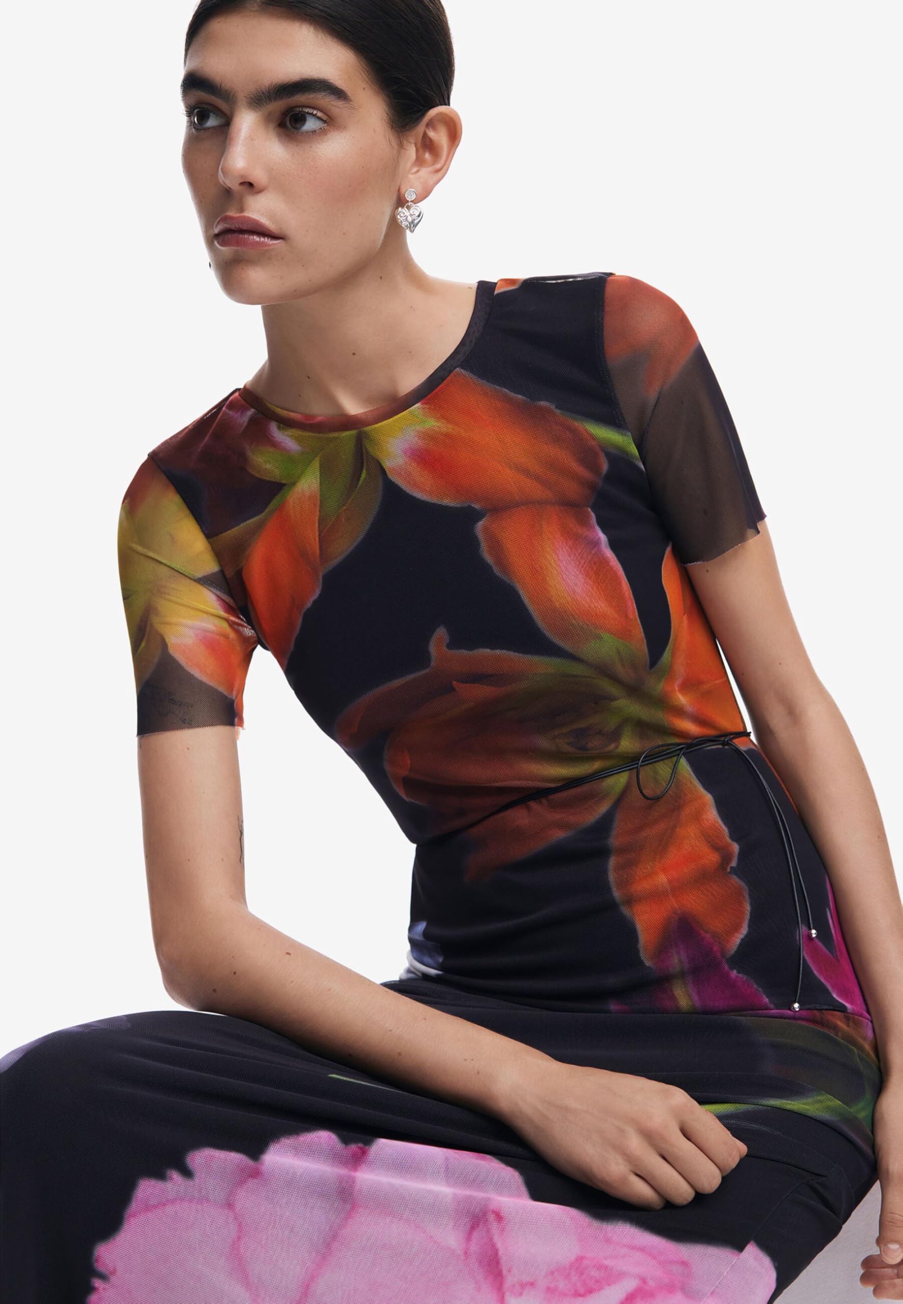 Desigual Sukienka casualowa Kobiety Vest_roterdam