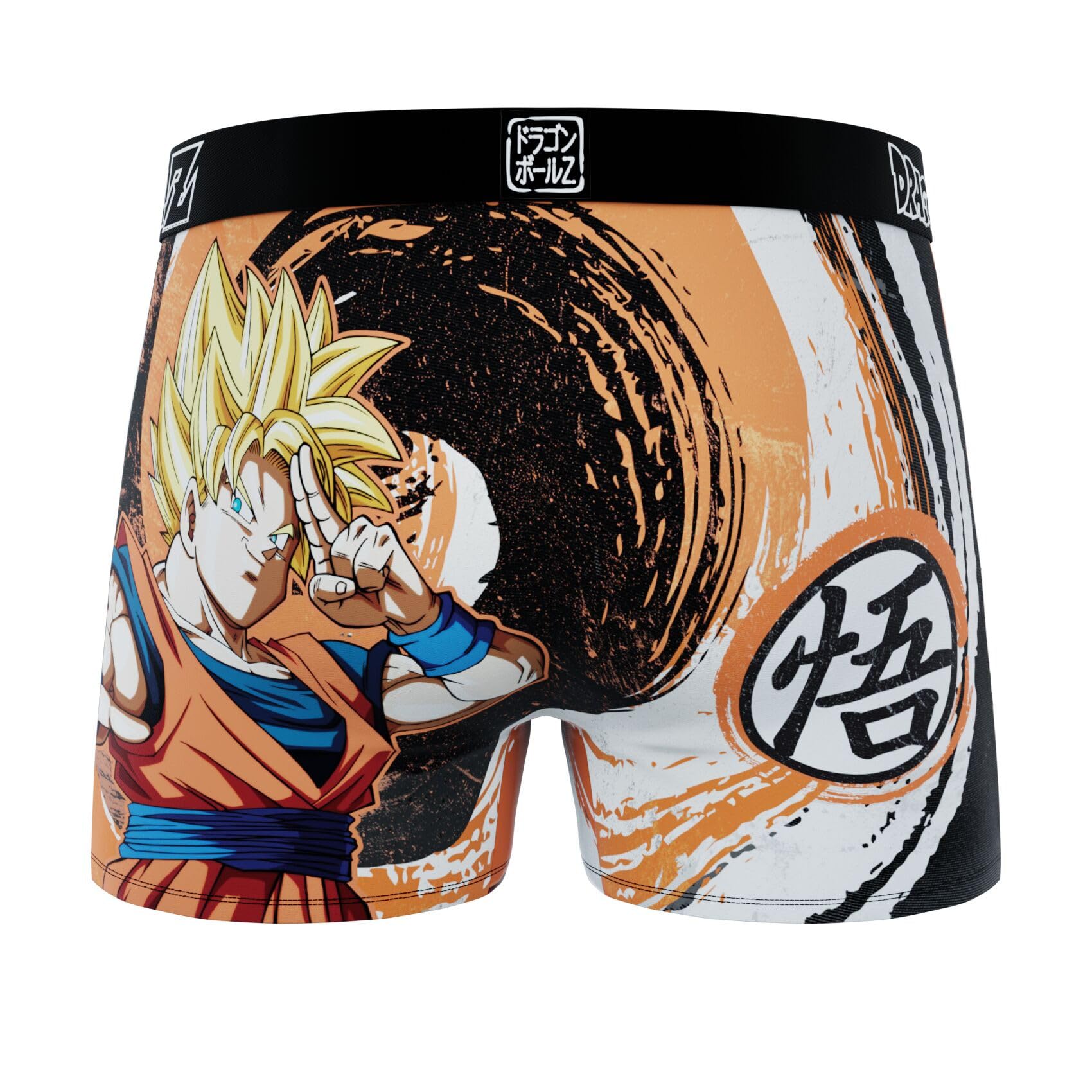 FREEGUN Boxer Enfant Dragon Ball Z, Caleçon Garçon Goku, Vegeta et Picolo (Lot de 3)