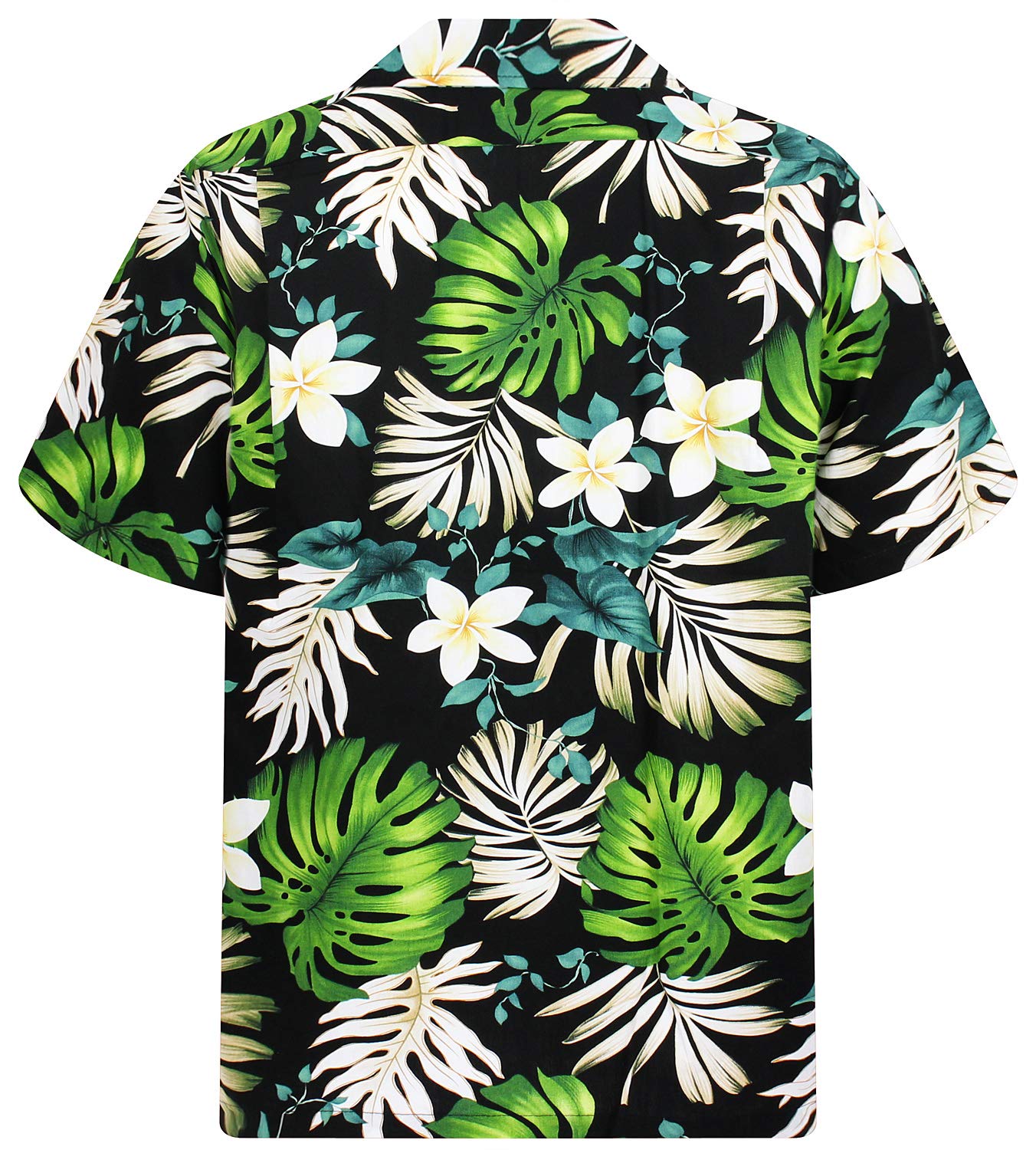 P.L.A. | Original Camicia Hawaiana | Signori | S - 4XL | Maniche Corte | Tasca Frontale | Hawaii Stampa | Fiori | Rosso