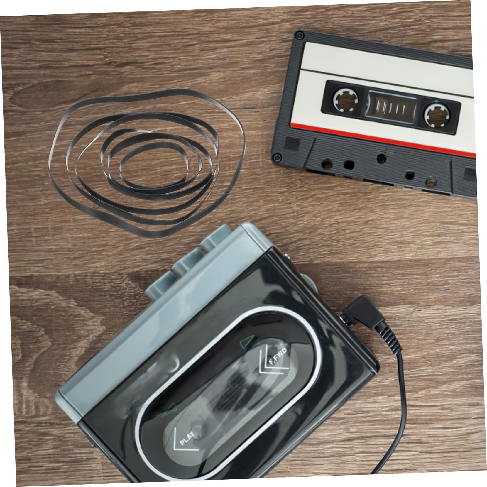 Cinghie Per Registratori a Cassette 50 Pezzi Cinghie Piatte in Gomma 4 Mm Per Riparazione e Manutenzione Lettori Dvd e Videoregistratori