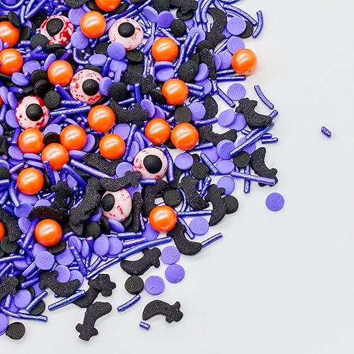 Miniatura 9 de LEBERY Ojos de caramelo de 3 onzas, decoración de cupcakes, galletas de Pascua, gránulos de postre para Pascua, Halloween, Navidad, decoración de