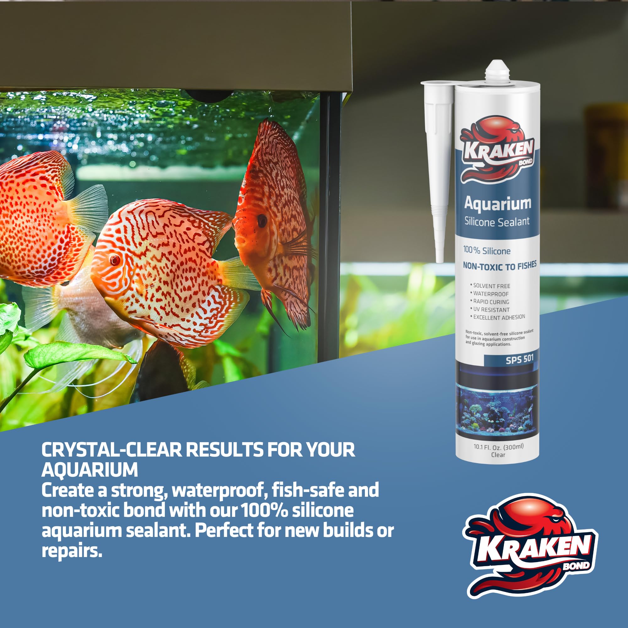 Kraken Bond Aquarium Silicone - 2 Pack -6