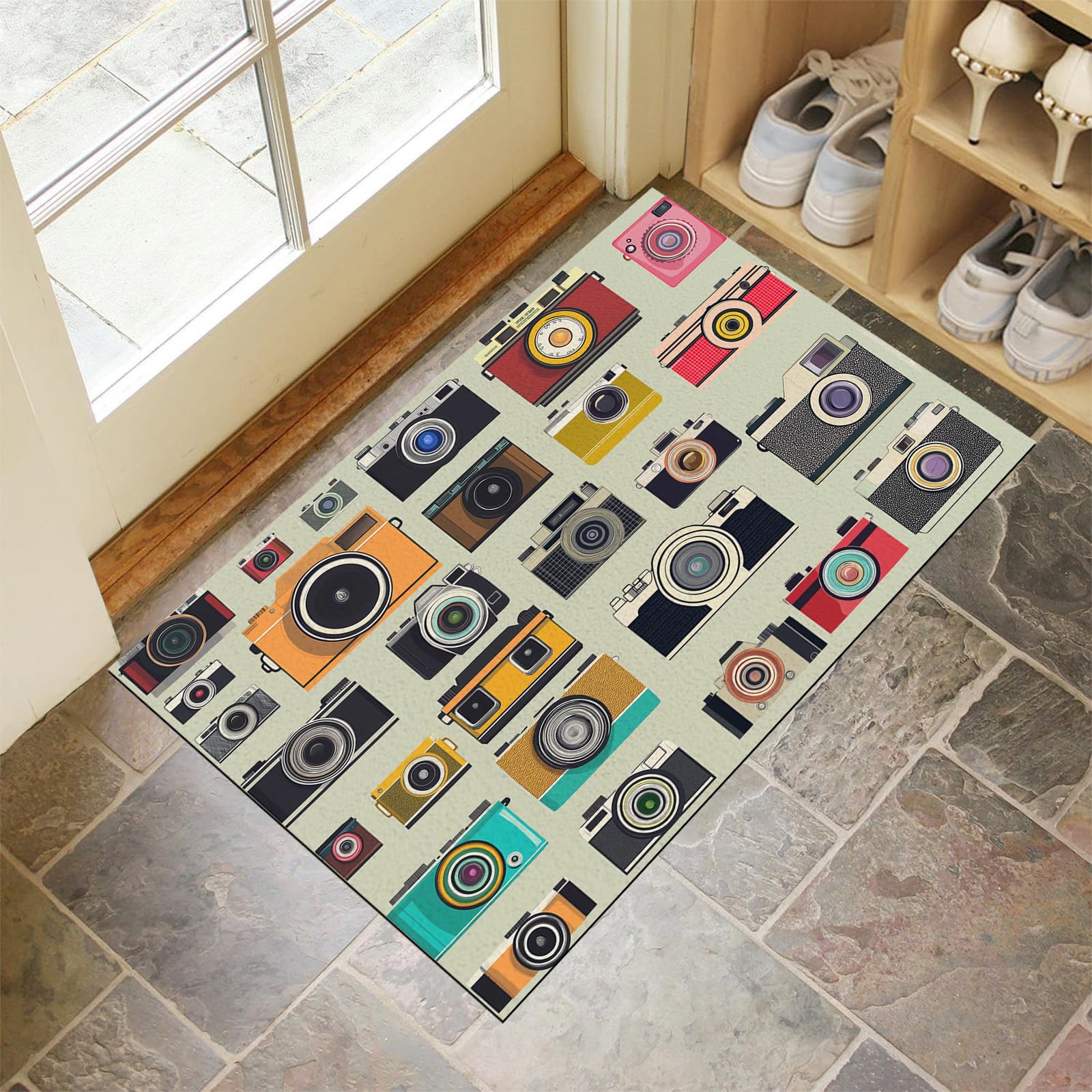 Paillasson 90x150cm imperméable et tapis de porte extérieur