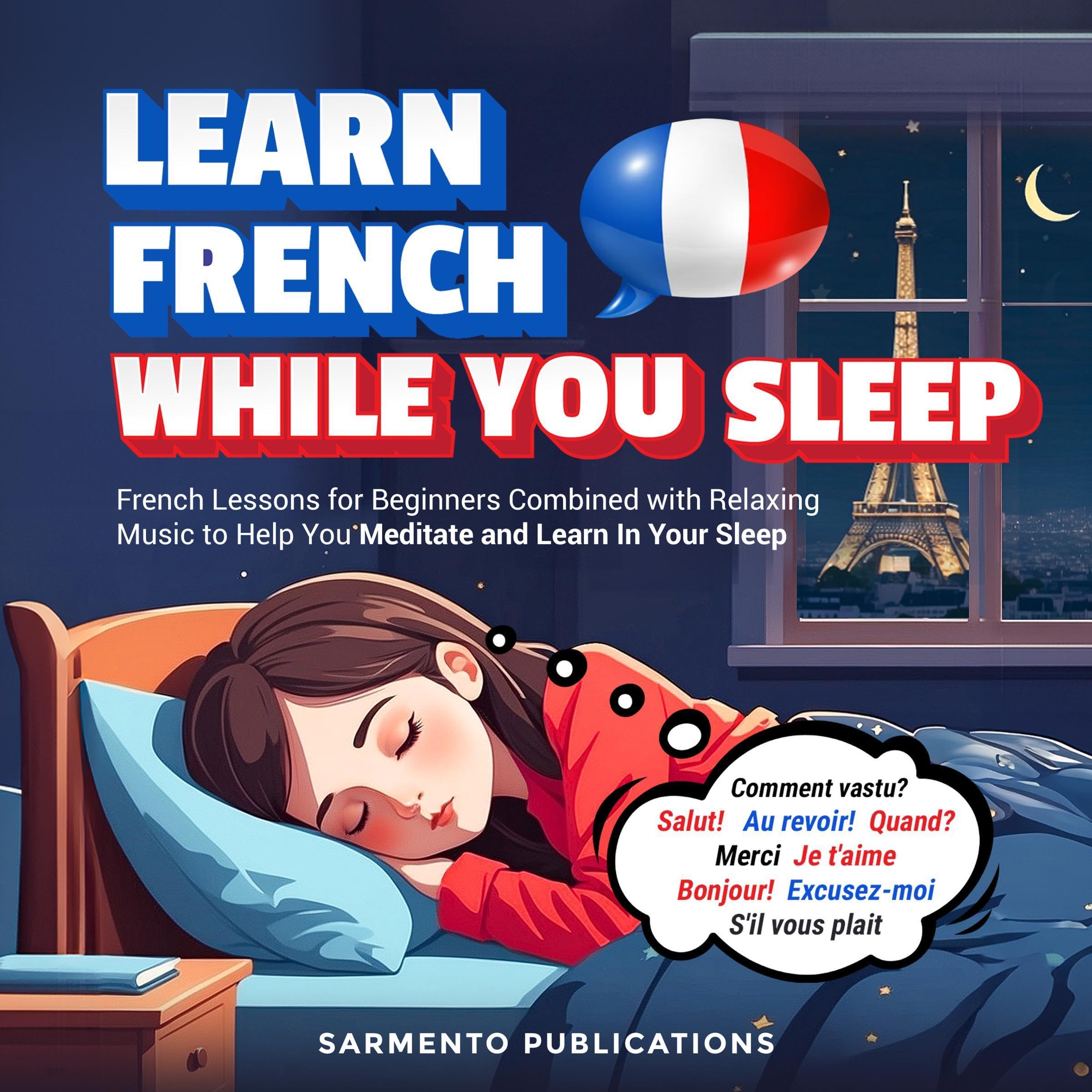 Cover art for Learn French While You Sleep for Beginners