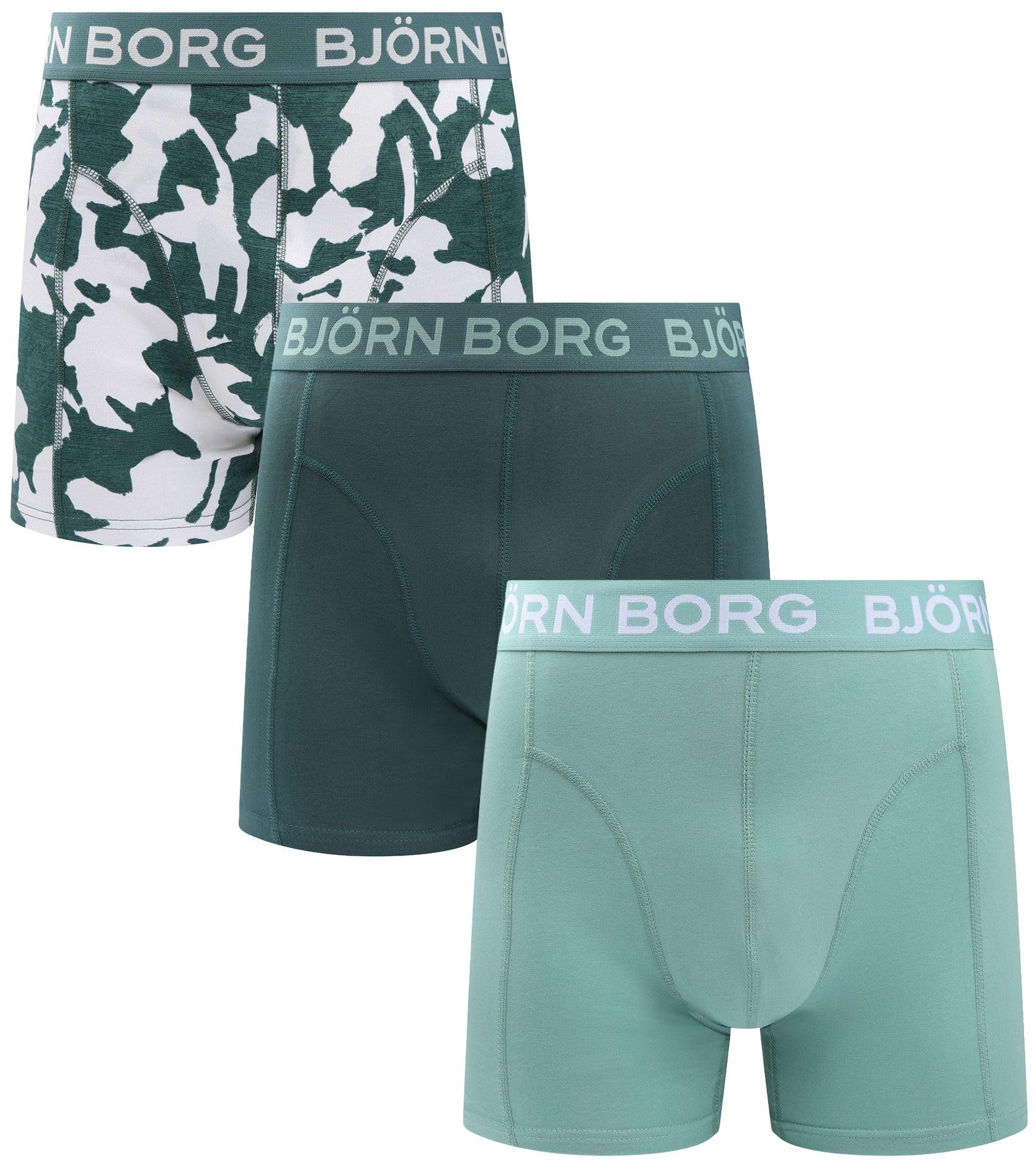 Bóxer elástico de algodón para oficina y deporte ligero Björn Borg pack de 3 7