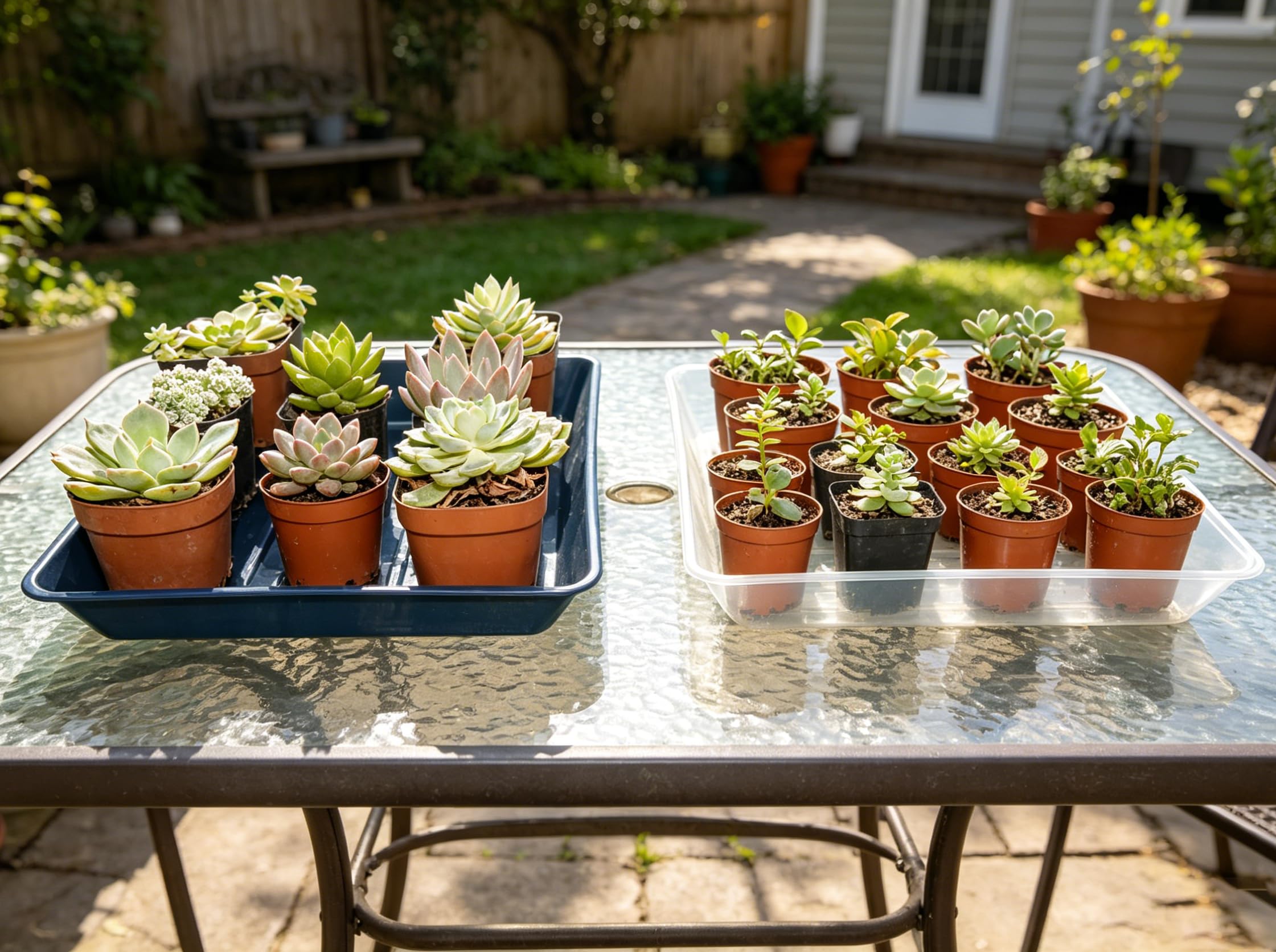 Plant Saucers - 6 Pack 10 Inch Drainage Trays -7 Plant Saucers - 6 Pack 10 Inch Drainage Trays -7
