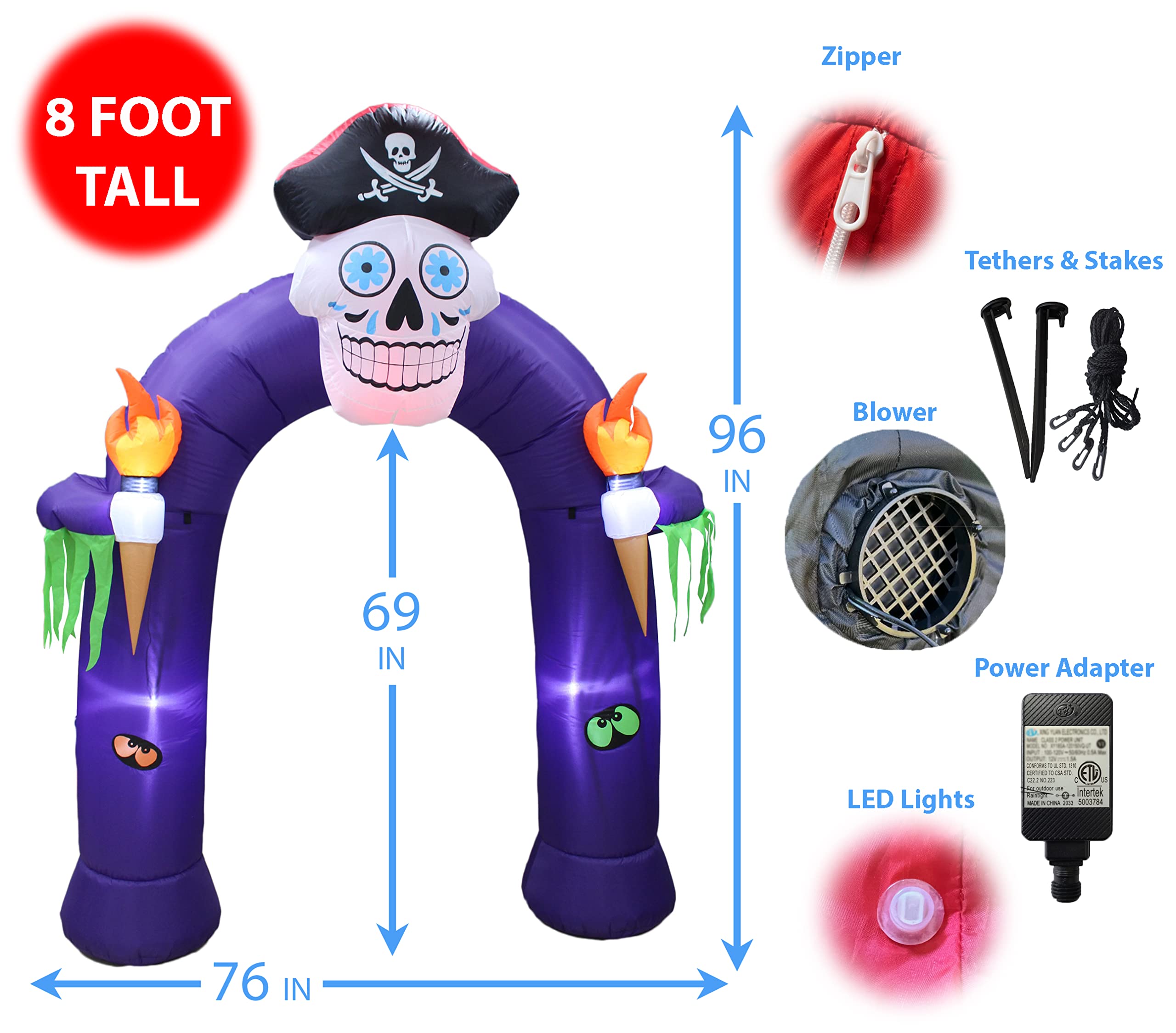 Amazon.com: Two Halloween Party Decorations Bundle, Includes