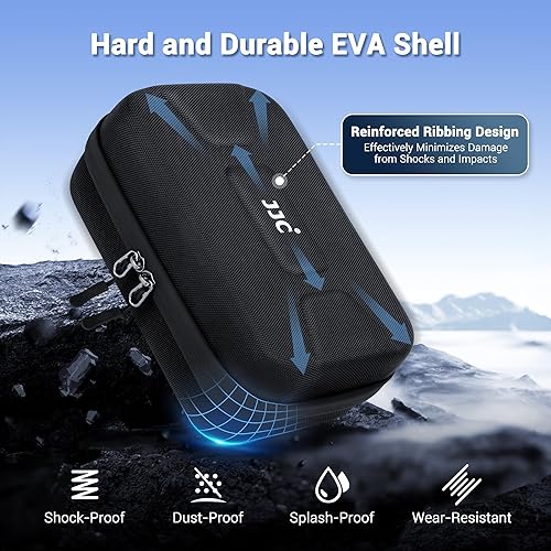 Miniatura 4 de JJC Osmo Pocket 3 - Funda de transporte portátil para DJI Osmo Pocket 3 Creator Combo, Osmo Pocket 3 Funda protectora de viaje con correa para el