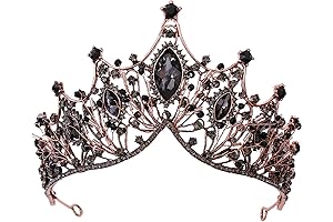 Evil Crown — Crystal Wedding Crowns, Baroque Queen Crowns, Costume Party Hair...