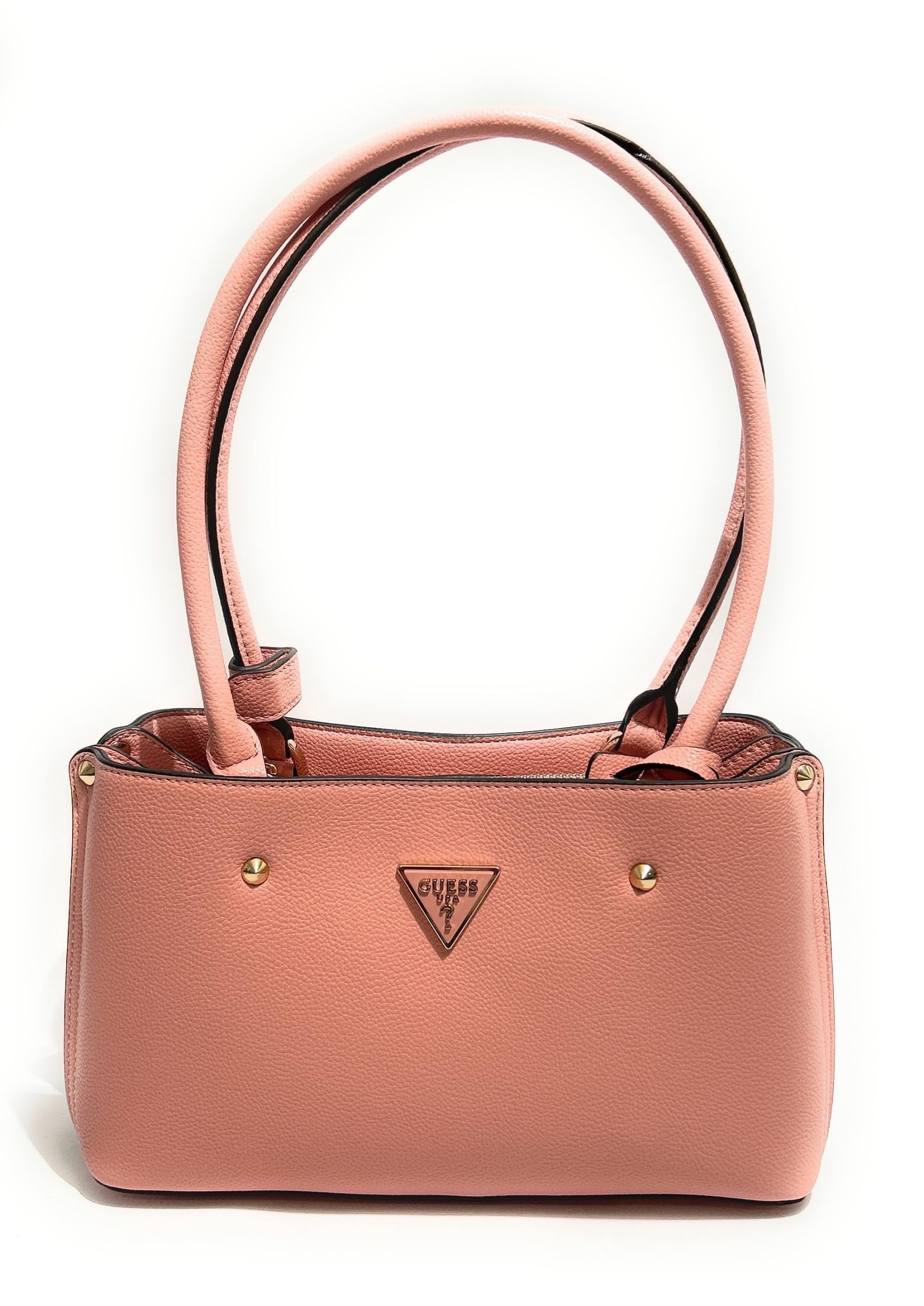 Guess Meridian Ii Shoulder Satchel Bag - Pink