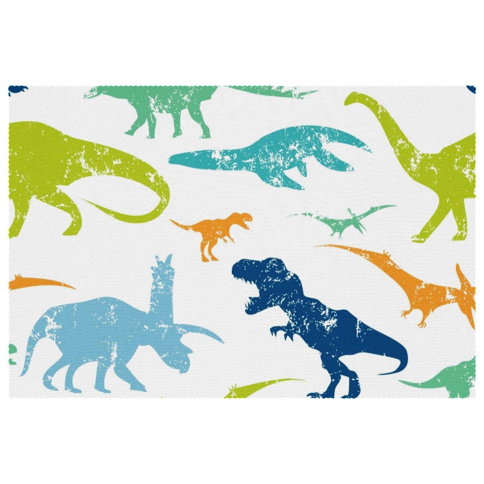 Set de table dinosaure pour éviter les assiettes qui glissent au repas
