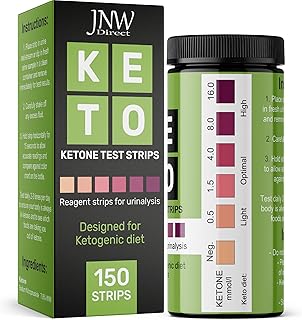 Sponsored Ad - Ketone Test Strips - 150 Quick & Easy Keto Strips Urine Test Strips with eBook - Check Ketosis Levels with ...