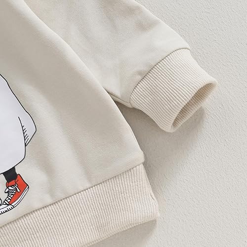 Miniatura 5 de ITFABS Sudadera para bebé niño y niña, de 0 a 6 años, disfraz de Halloween, sudadera de calabaza, sudadera de otoño para niños pequeños