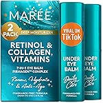 MAREE Under Eye Balm Stick with Retinol & Ceramide Complex 2 PACK - Facial Moisturizer - Under Eye Stick, Anti Wrinkle Hydrating Face Skincare