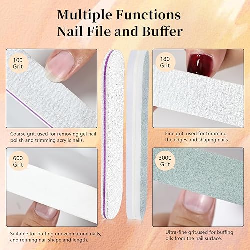 Miniatura 9 de JODSONE Kit de removedor de esmalte de uñas de gel, juego con removedor de esmalte de uñas de gel de 0.5 onzas, aceite de cutícula y cinta de látex,