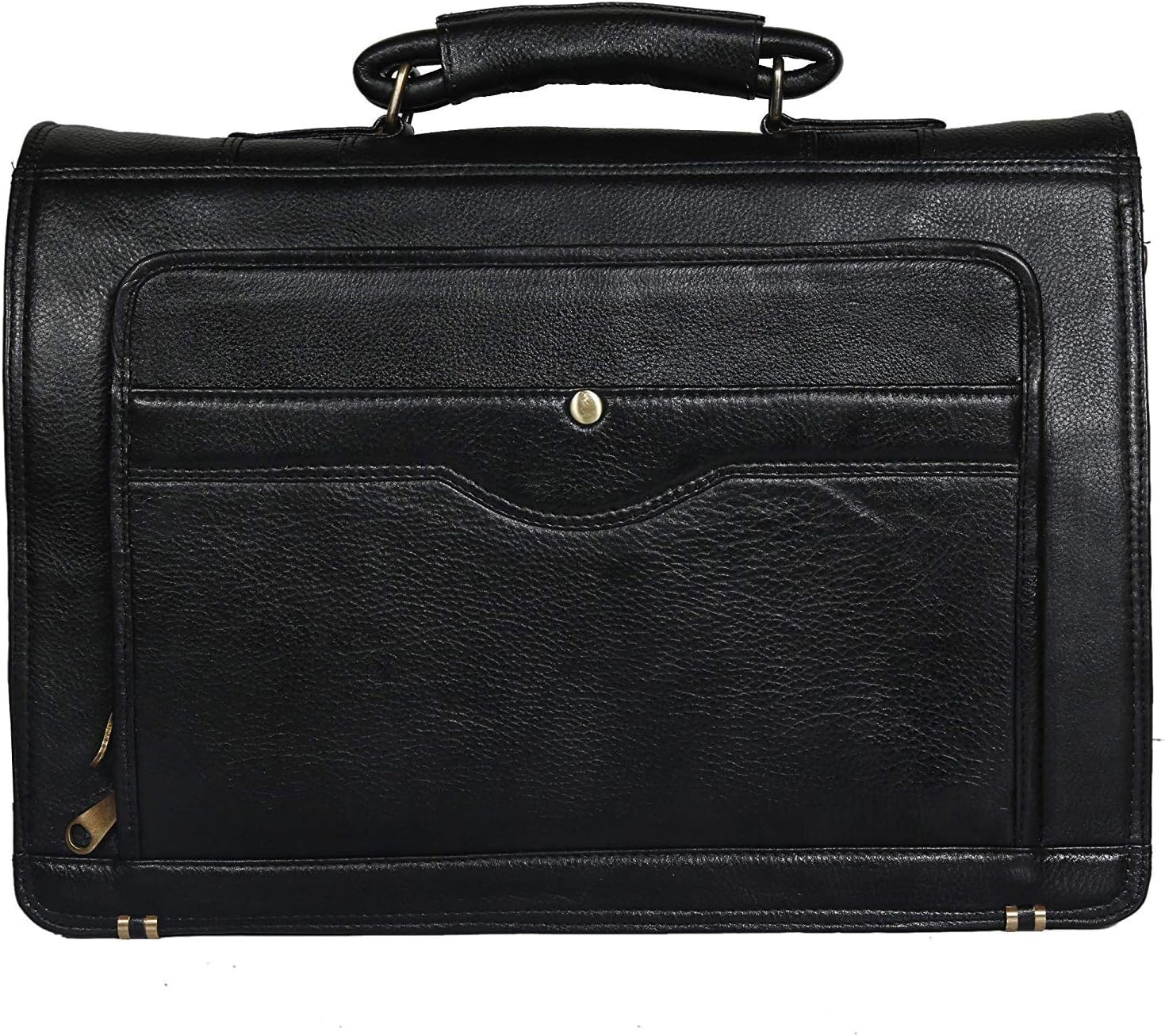 Da leather villa Full-Grain Leather Briefcases for Men Leather Computer Bag For Men High-Security Swiss-Made Lock