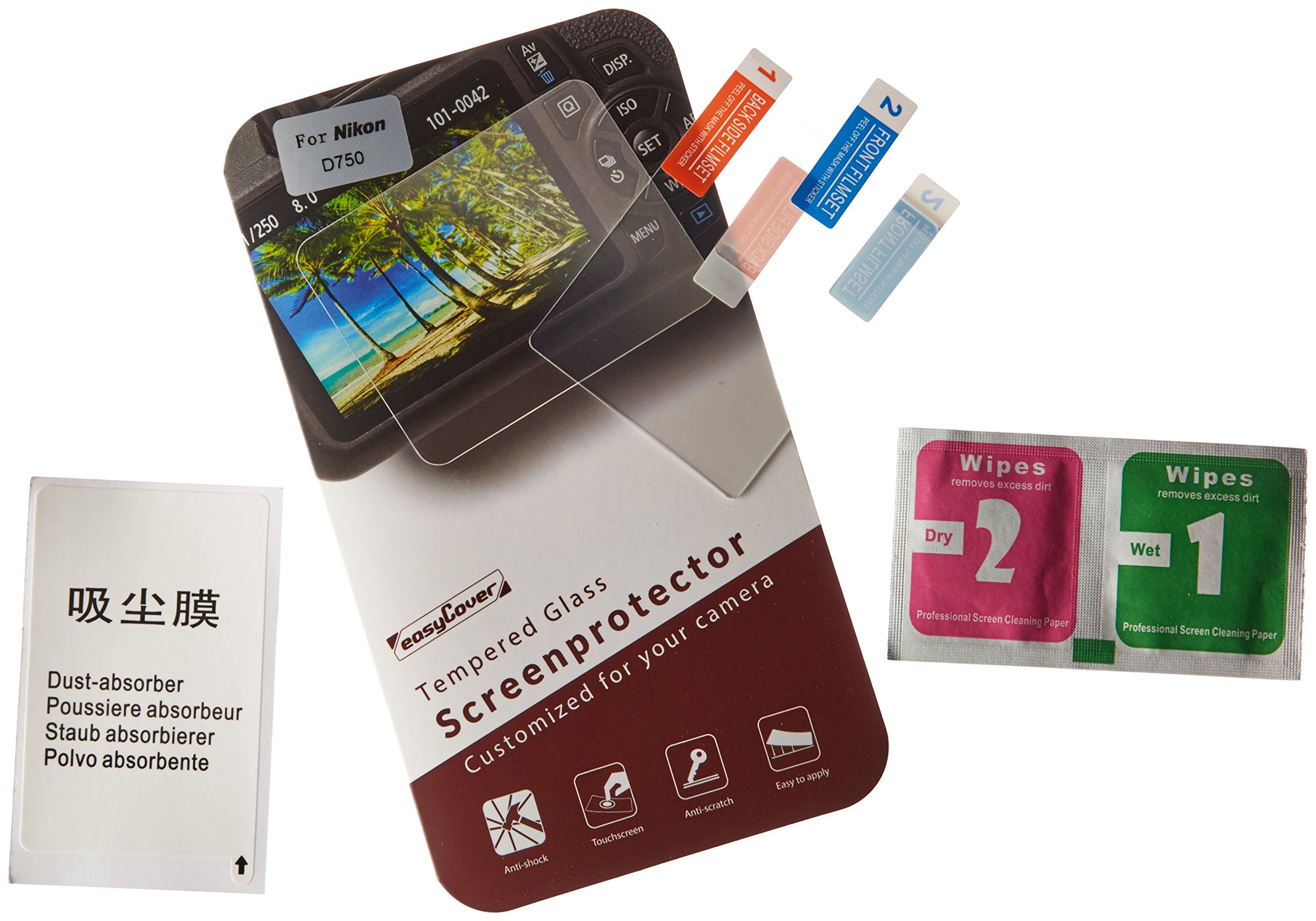 Protection écran Verre Trempé Pour Nikon D750 - 0.5 Mm, Transparence Optimale - Anti-rayures, Anti-chocs - Vendeur Français