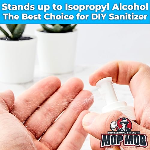 Miniatura 7 de A prueba de fugas, sin BPA, 8 pulgadas, cabezales de pulverización de niebla fina, paquete de 5. Mister de 28400 hilos, perfecto para alcohol