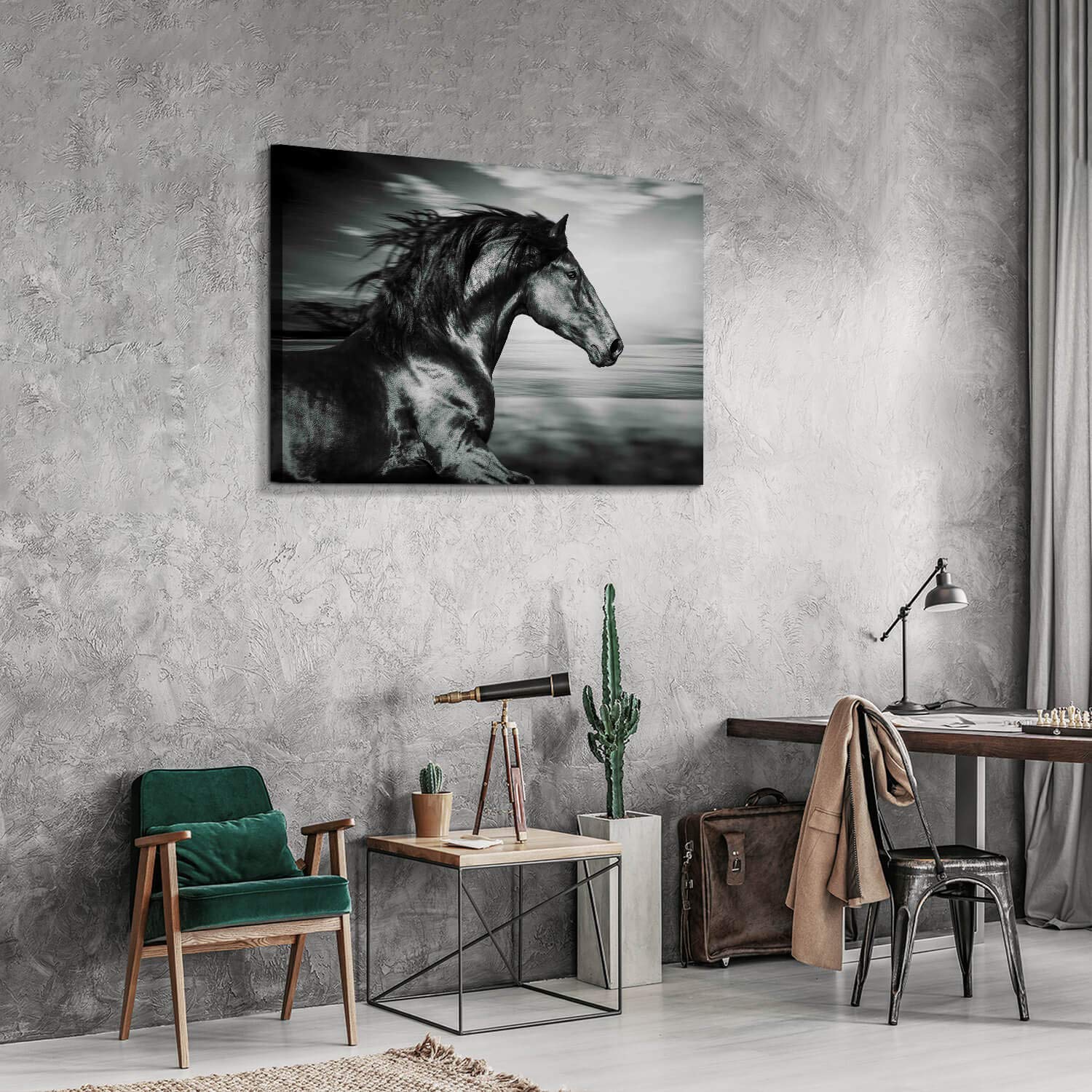 14+ Black Horse Wall Art