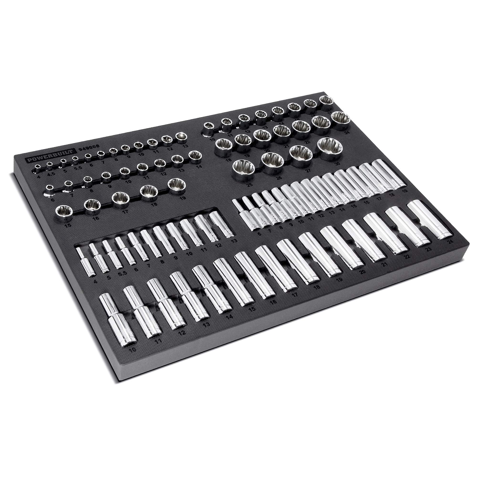 Amazon.com: Powerbuilt 85 Piece Metric Master Socket Set, 1