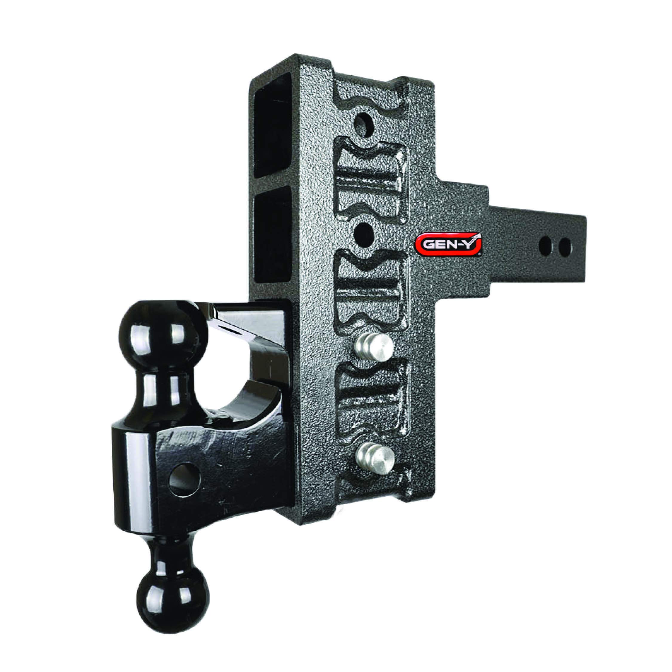 GENY Drop Hitch GH924 2 1/2" Class V by GENY Offset Shank 4Slot