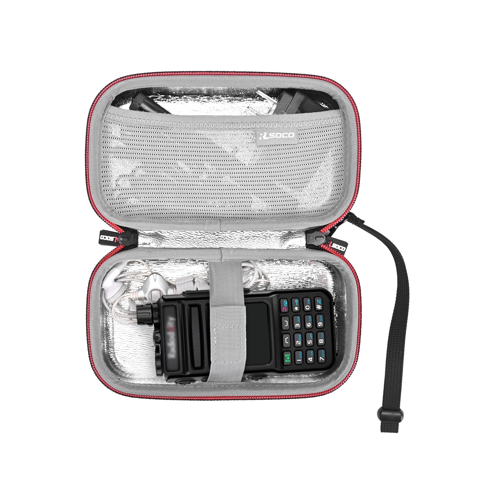 RLSOCO Hard Case for Uniden Atlantis 155/MHS75/Atlantis 275/MHS338BT Handheld Two-Way VHF Marine Radio (Case Only)