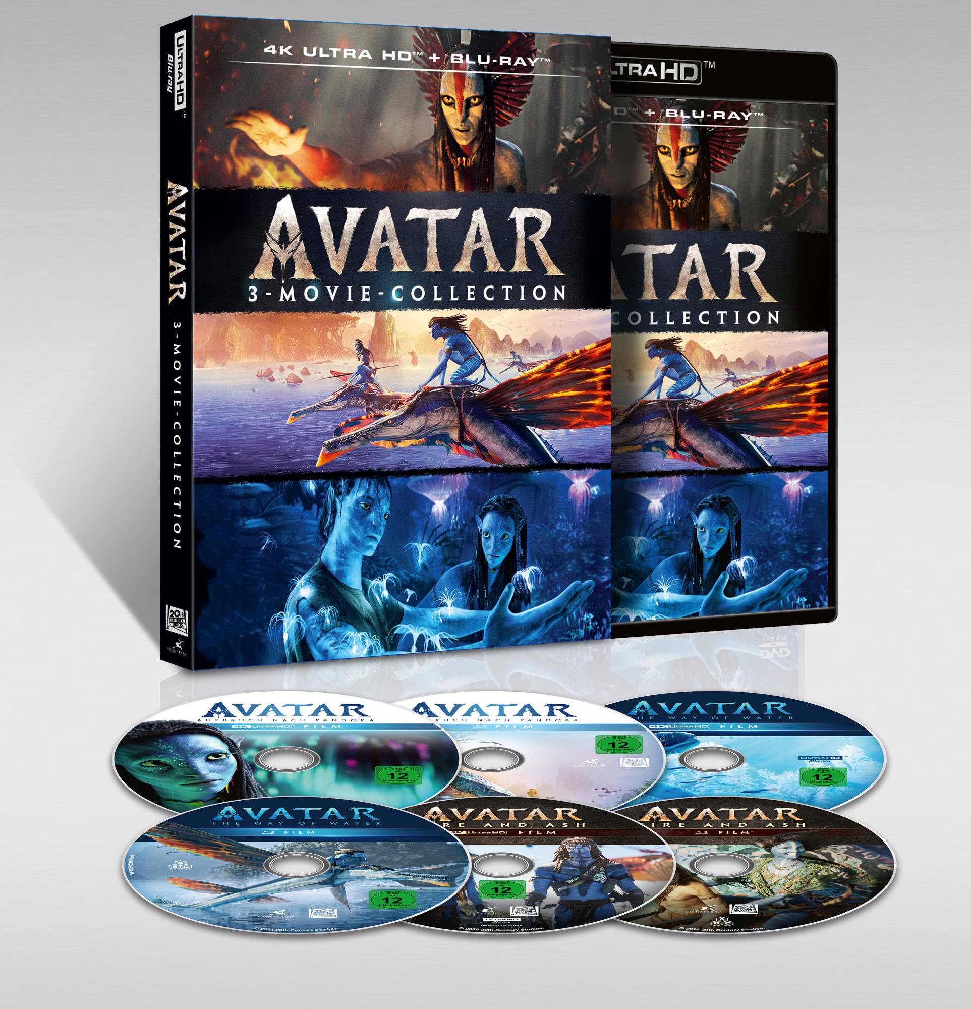 Avatar 3-Movie-Collection 4K UHD + Blu-ray