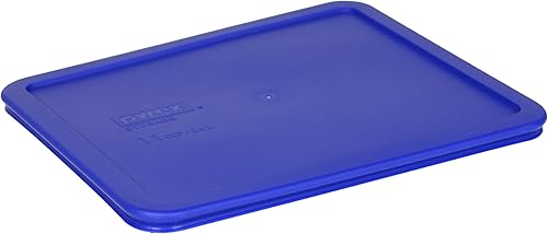 Miniatura 2 de Pyrex 7212-PC - Tapa de almacenamiento de plástico azul cadete de 11 tazas, fabricada en Estados Unidos, paquete de 2