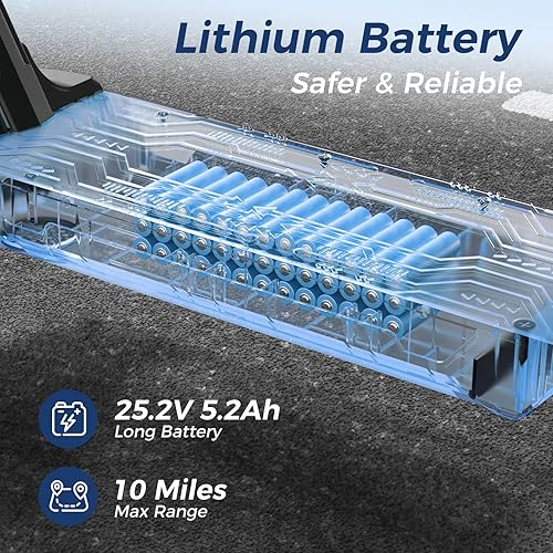 Miniatura 3 de ISINWHEEL S7 - Patinete eléctrico para niños de 8 a 14 años, 250W plegable y 3 alturas ajustables con 3 velocidades (4812 kmh), control de crucero,