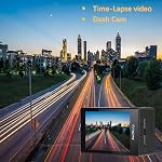 WiFi Appareil photo Ultra HD 1080P, 12MP Caméra de sport à large angle 2" LCD Écran, 30m/98ft Caméra sous-marine étanche avec 2 Kit Batteries et Accessoires pour Casque et Vélo etc.