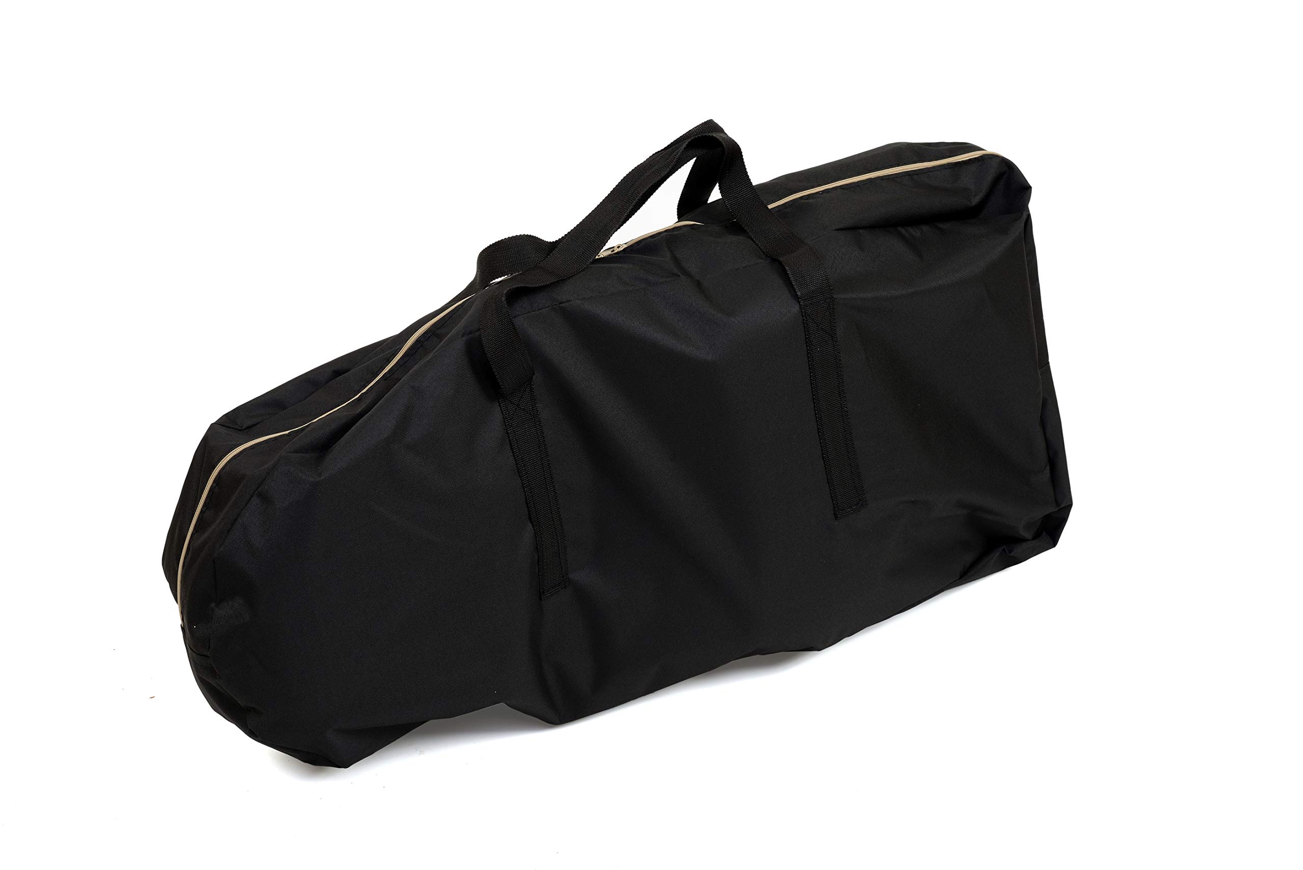 Sillón de Masaje Plegable y Portátil Negro con Bolsa de Transporte