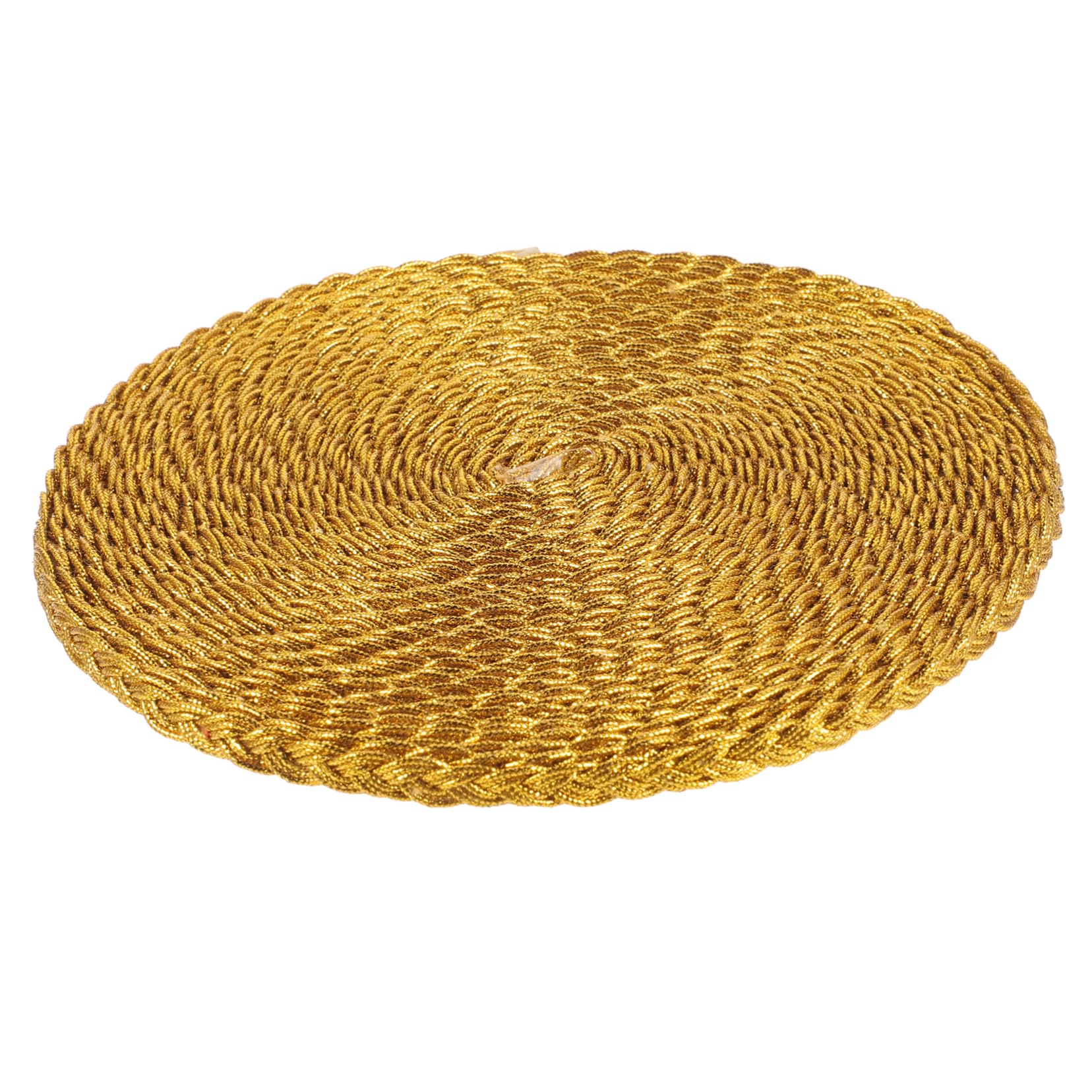 5 Piezas Ribete Trenzado Dorado para Decoración de Ropa y Cortinas Cinta Decorativa Elegante para Manualidades Diy Bordado Ornamental Versátil