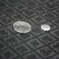 Vista 5 de Suited Poker - Mantel de velocidad de 108 x 60 pulgadas, mantel de dos tonos con patrones de corazones de diamantes, palos y palas, a prueba de Negro