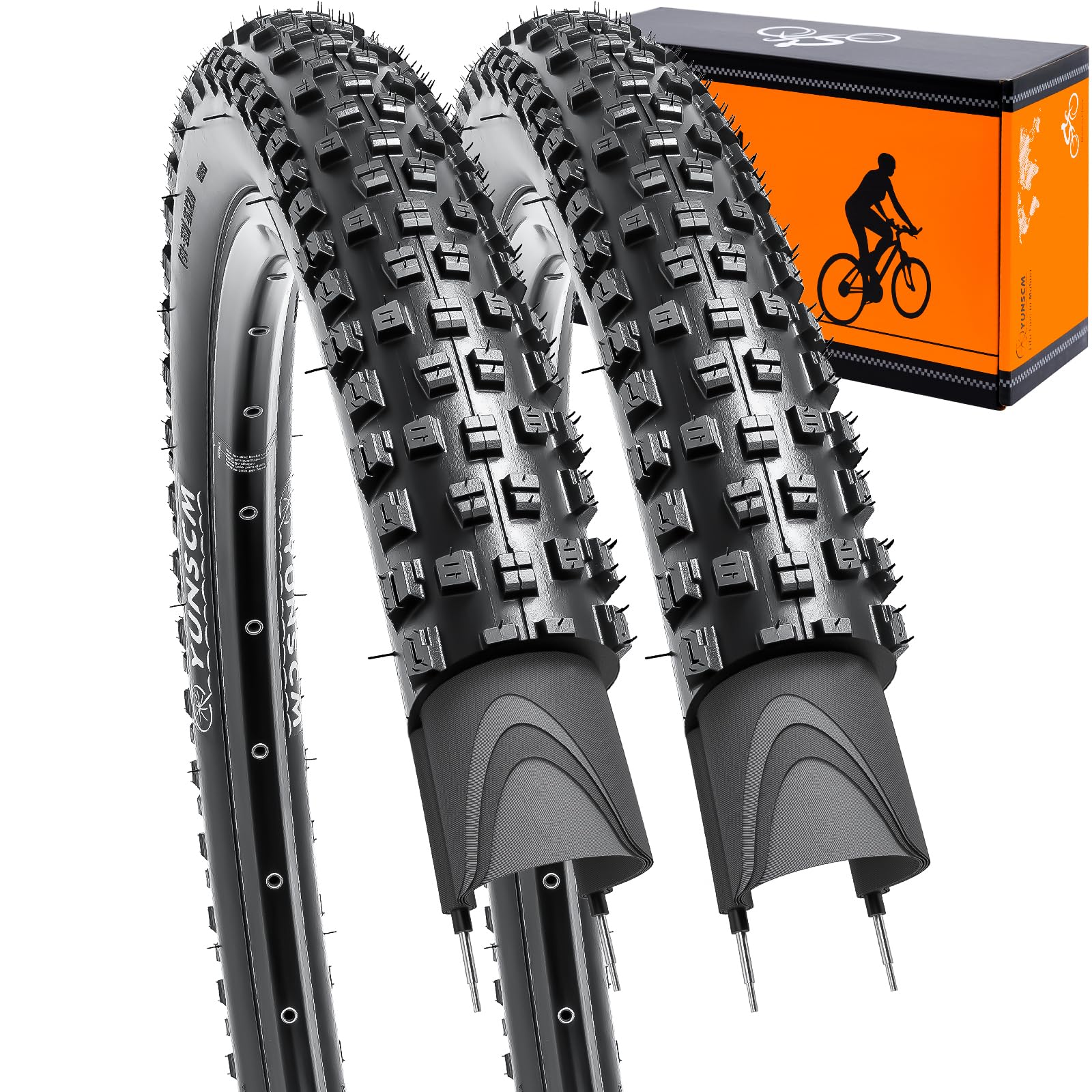 Amazon.com : YUNSCM 26x2.35 Lightweight Bike Tires 60-559 60TPI