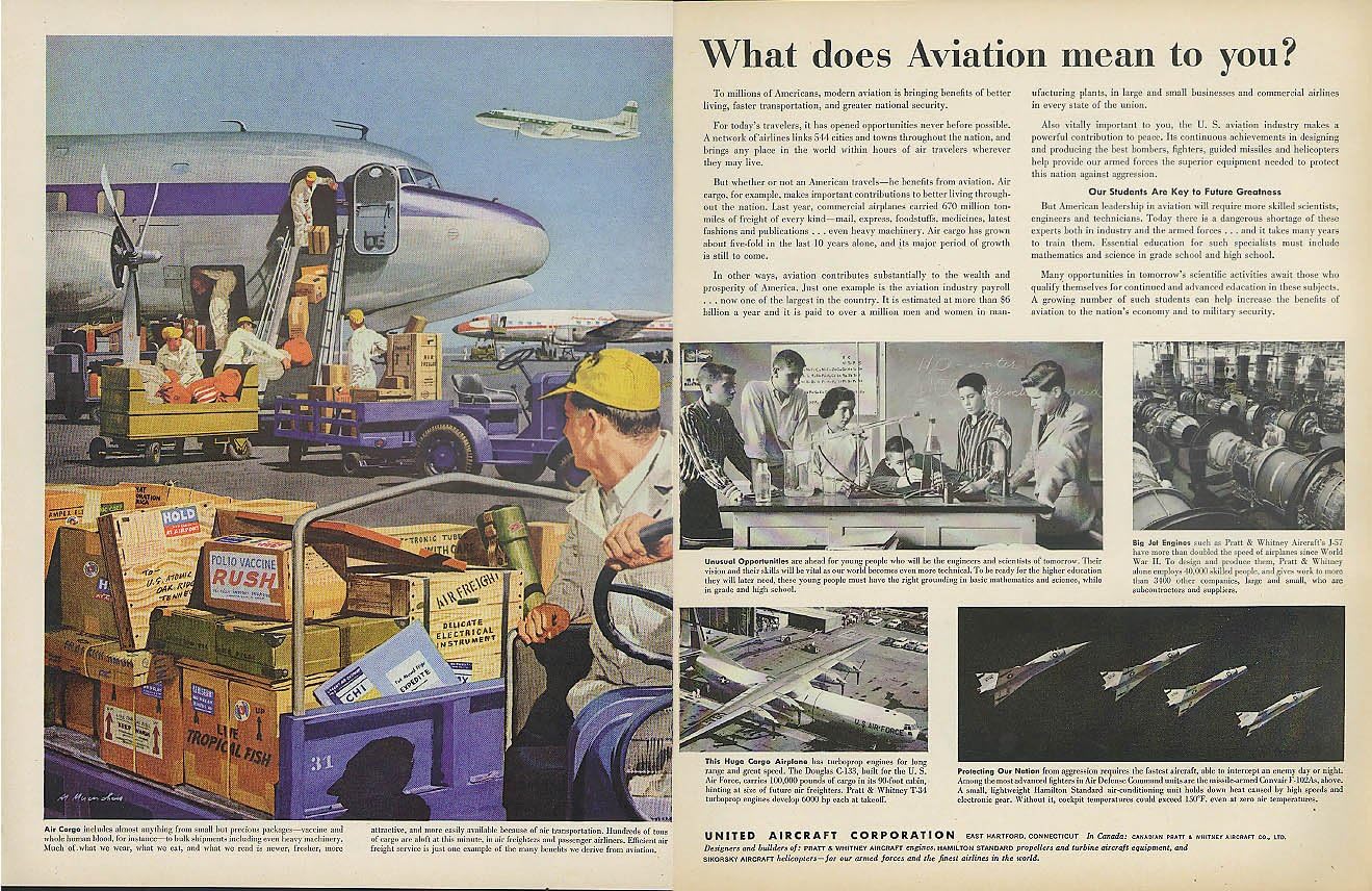 What does Aviation mean to you? United Aircraft DC6 C133