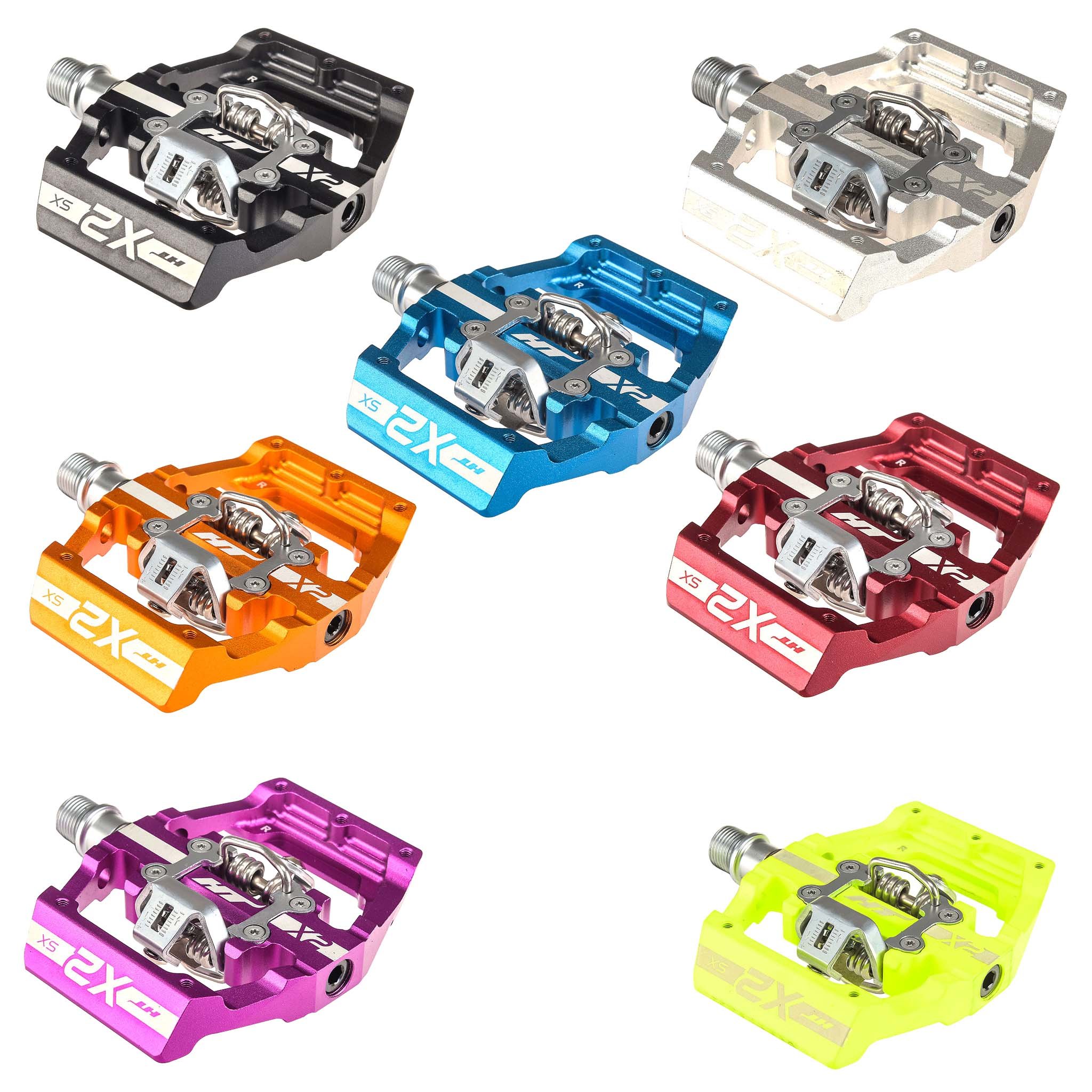 HT x2 SX Pedals Automatic Unisex Adult, Red