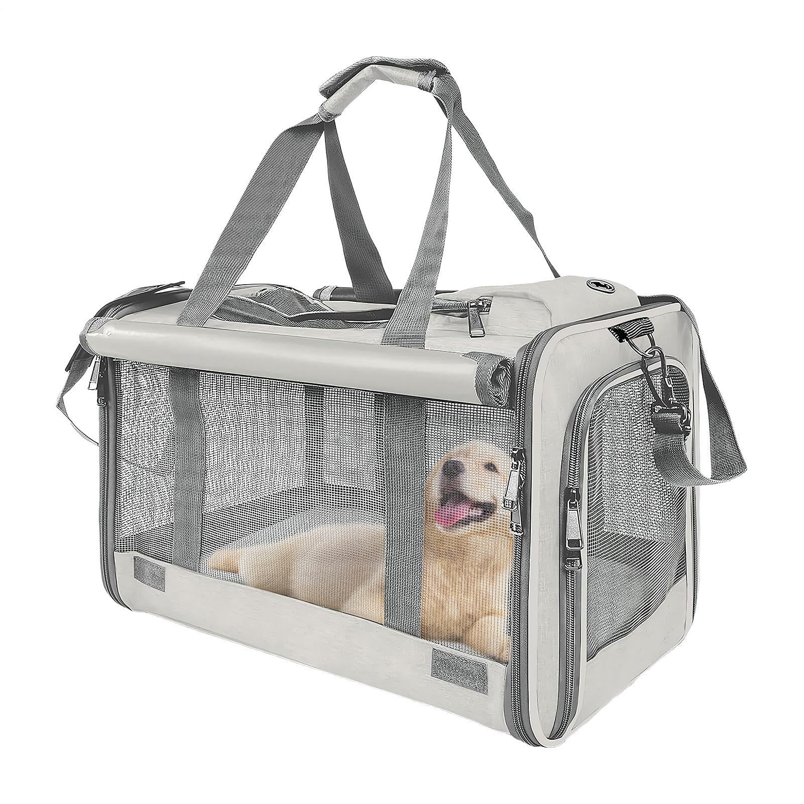Tiertransporter - Bis zu 9 kg Reisebelüftung Tragbare Tasche | Katzen Reisetasche,Für Flugzeug Auto Camping Outdoor Abenteuer Krankenhaus Motorrad