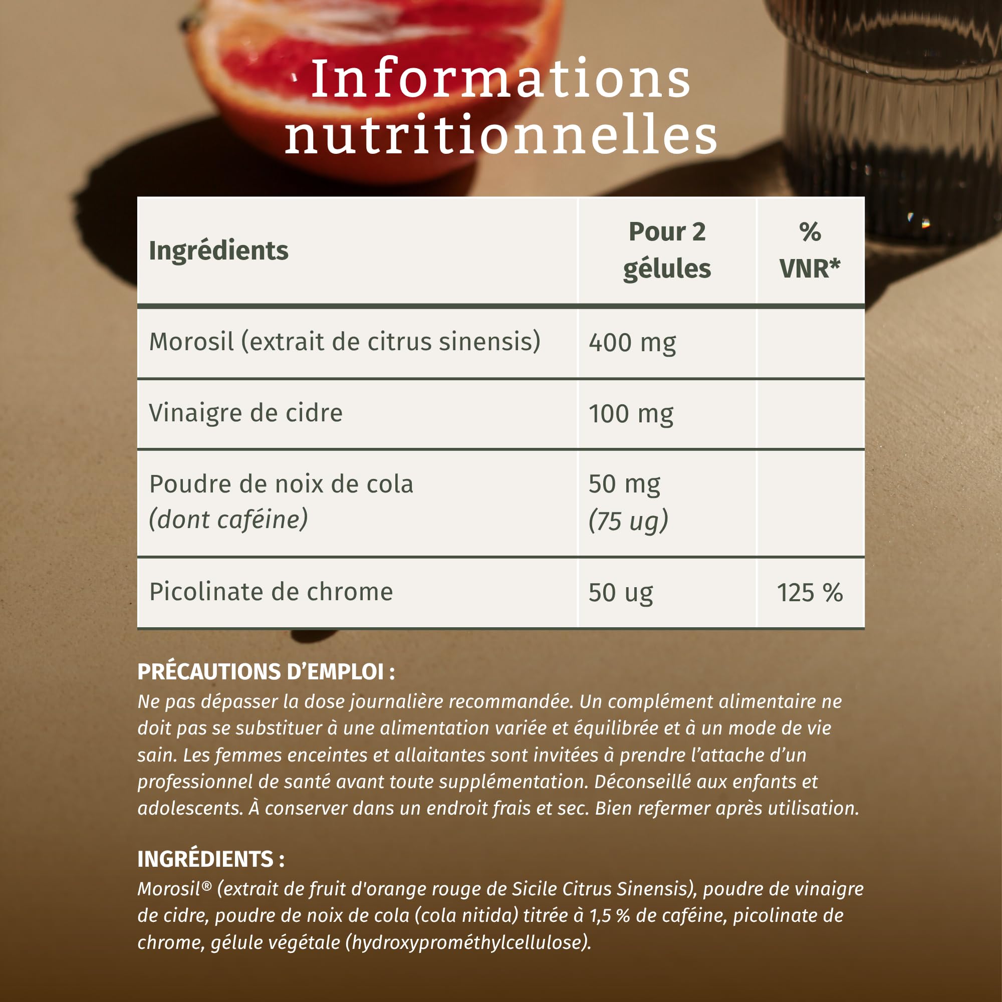 Morosil ® + vinaigre de cidre | Contrôle du poids, digestion & régulation de la glycémie | 60 gélules gastro-résistantes | Fabriqué en France | Valebio