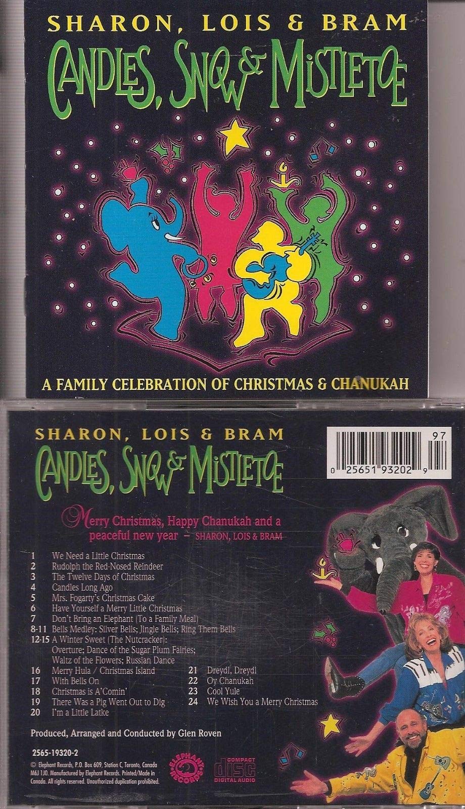 Candles, Snow & Mistletoe [Audio CD] Sharon, Lois & Bram