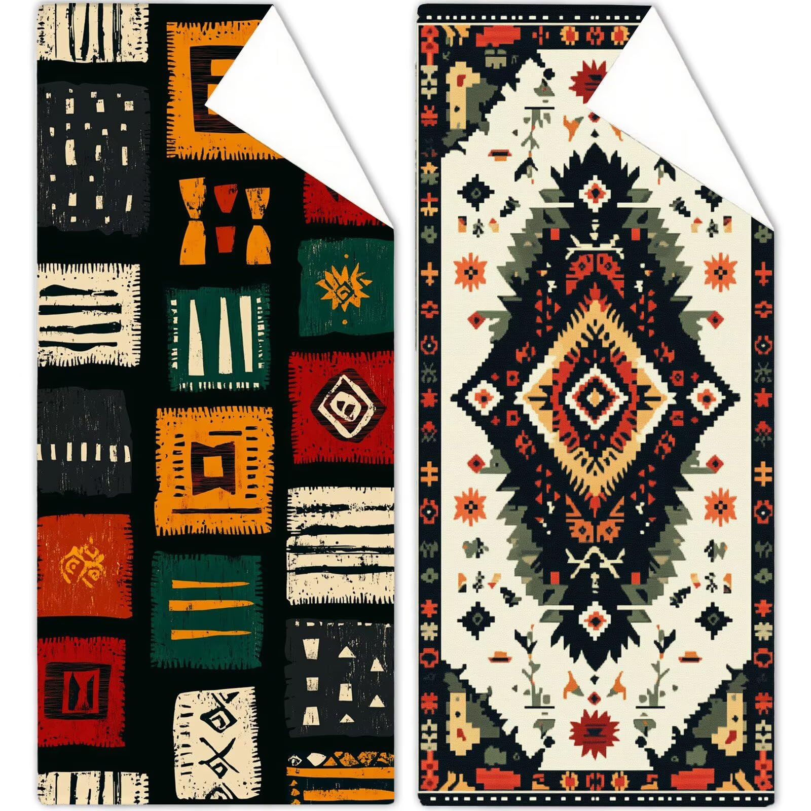 Ręcznik plażowy z mikrofibry, 90 x 180 cm, Turcja, ręcznik plażowy w stylu retro, do sauny, bez piasku, szybkoschnący, chłonny ręcznik plażowy, ręcznik sportowy na podróż, urlop, do pływania, na