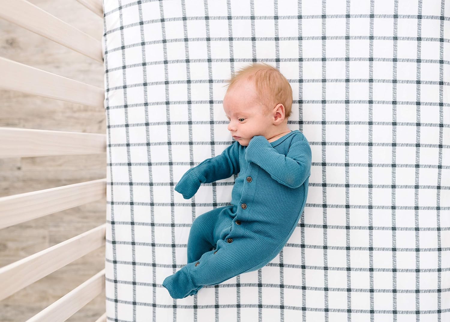Premium Fitted Knit Crib Sheet/Toddler Sheet Ledger by Copper Pearl