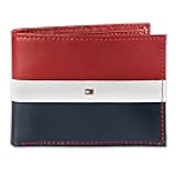 Men's Classic Bifold Wallet with ID Window and Multiple Card Slots