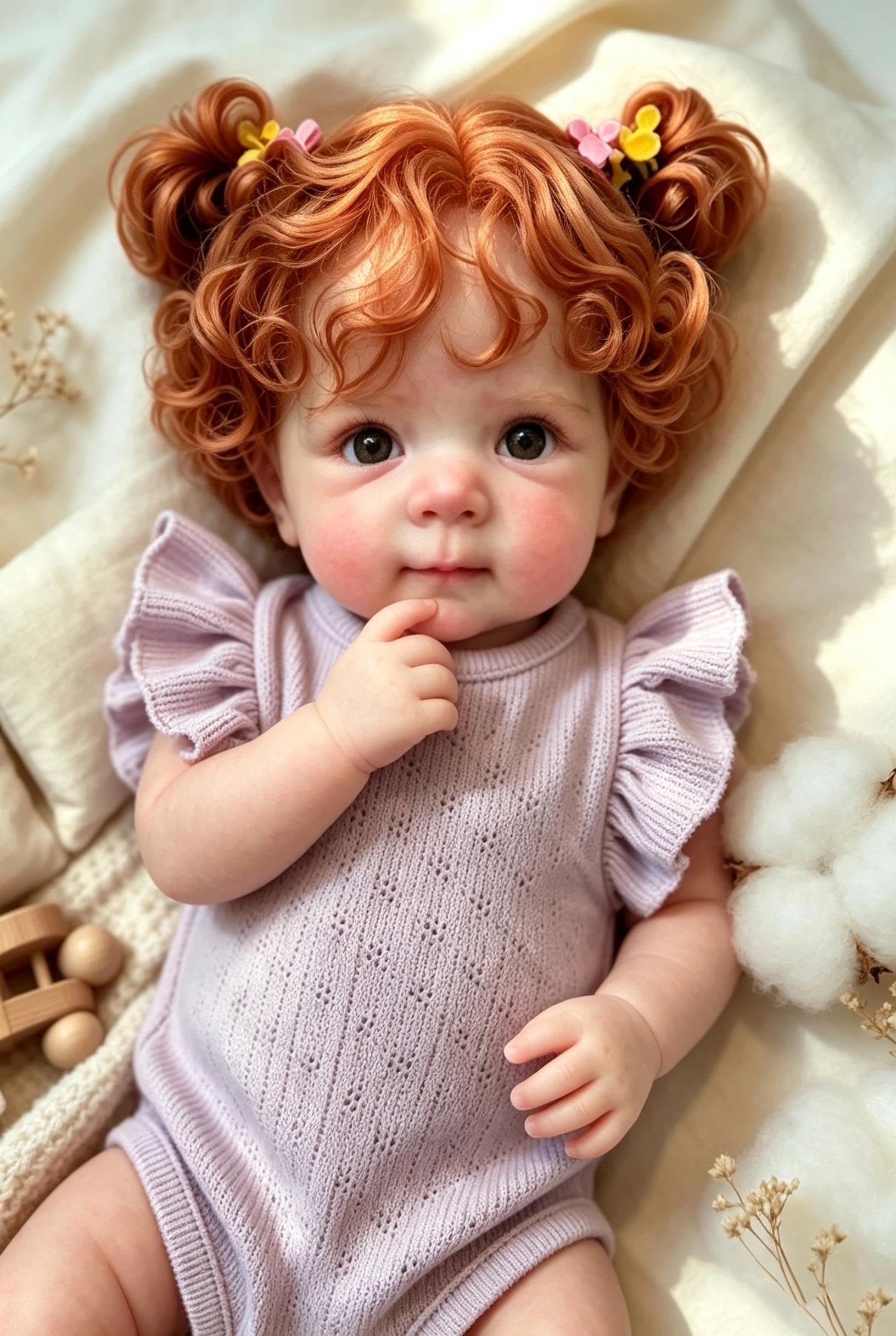 Anano Muñeco Reborn 45CM Bebé De Vinilo Muñeca De Niña Bebe Reborn Realista