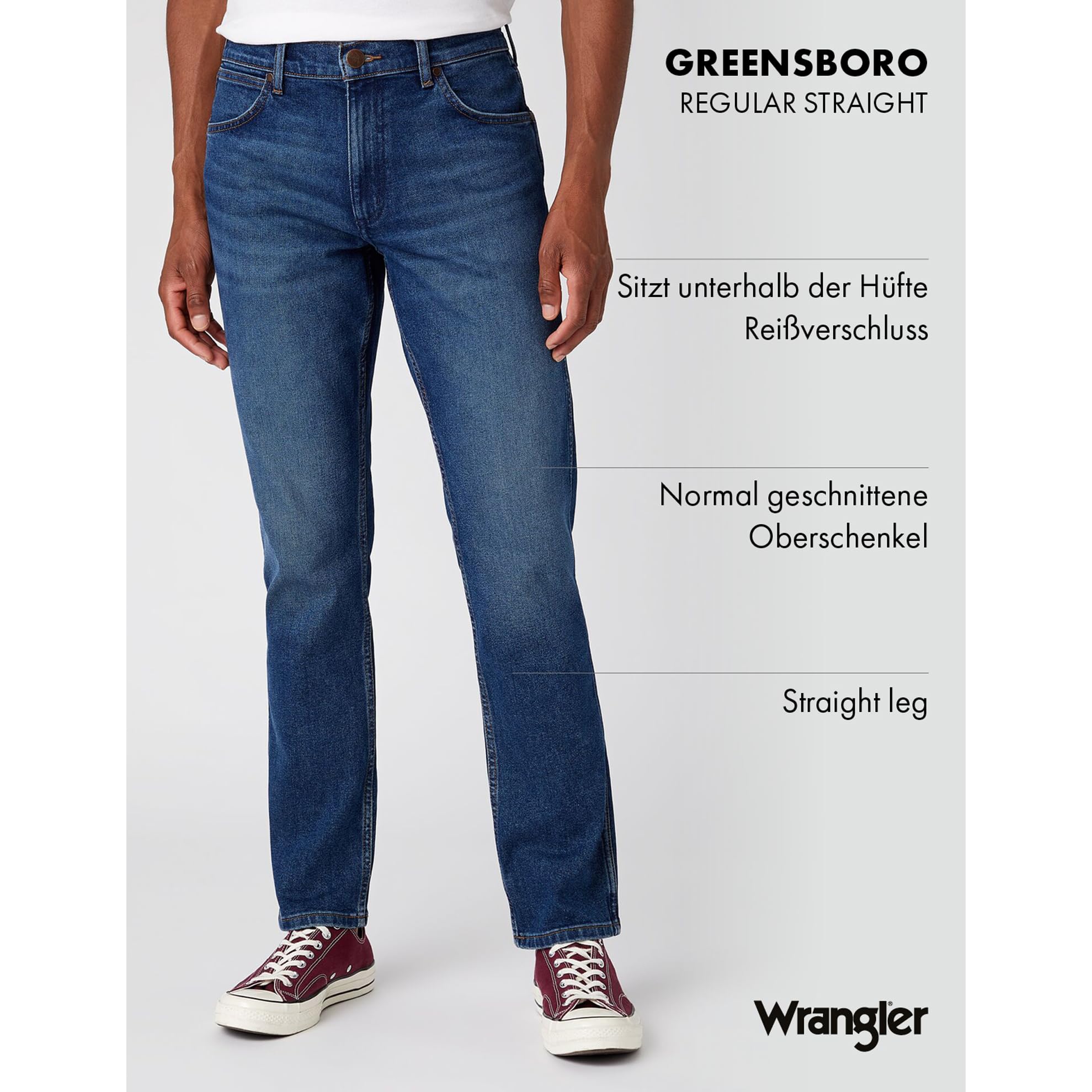 Wrangler Herren-Jeans Greensboro – Bild 4