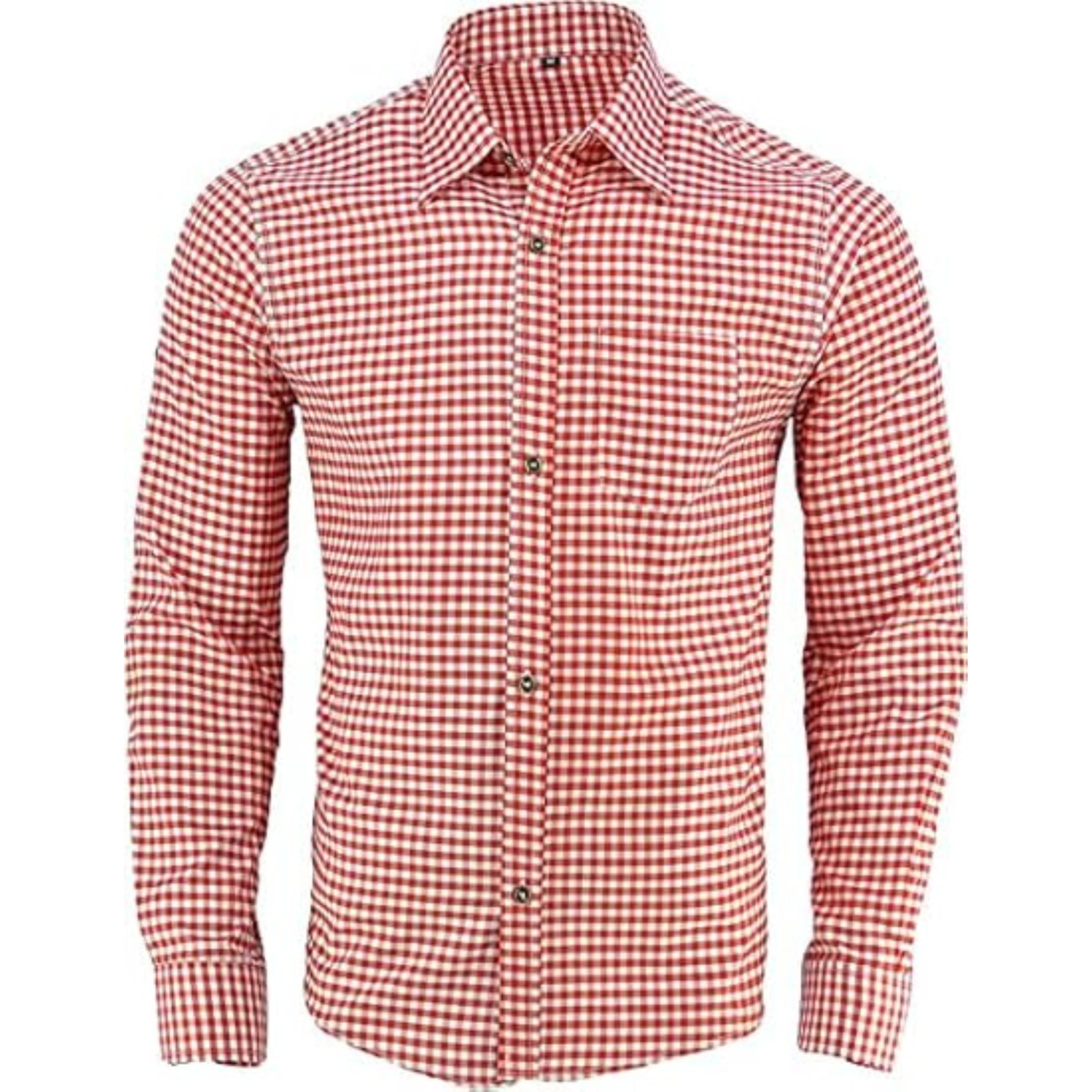 Trachtenset Trachten Set Herren Trachtenlederhose+Hosenträger +Trachtenhemd+Schuhe+Socken 5 Teiliges Bayerische Trachten Set, Echtleder,Hochwertiges Trachtenset für Oktoberfest Gr.46-62