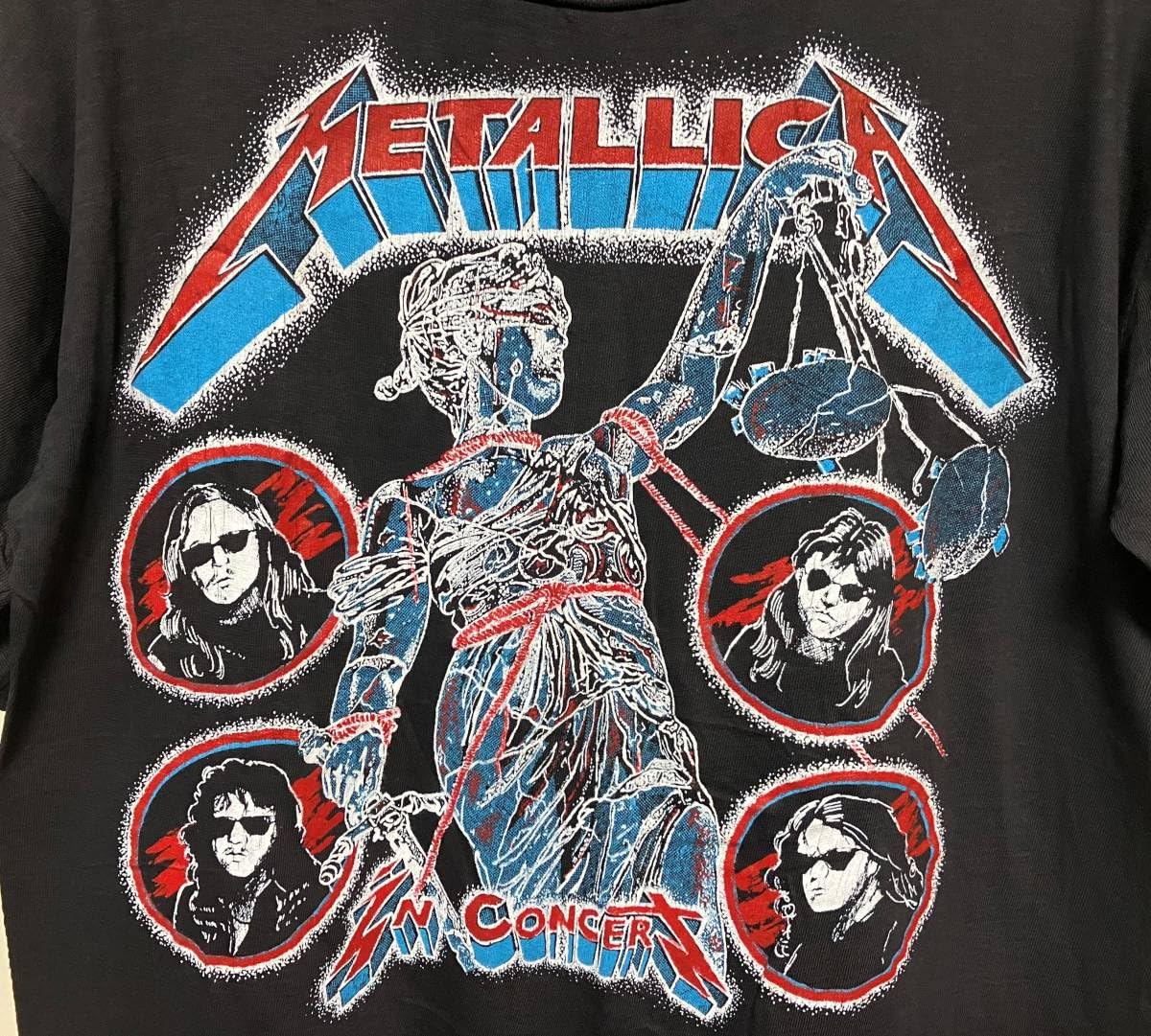 llica バンドtシャツ　メタリカ　ヴィンテージ 楽天市場】【中古】バンドTシャツ BAND-T 80s Vintage